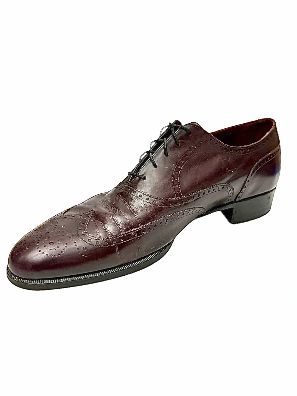 Florsheim Royal Imperial Oxblood Wingtip Dress Shoes Men’s 11D